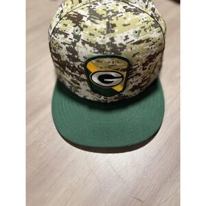 New Era Green Bay Packers Salute 
-Service 9FIFTY Snapback Hat Digital Camo OSFM